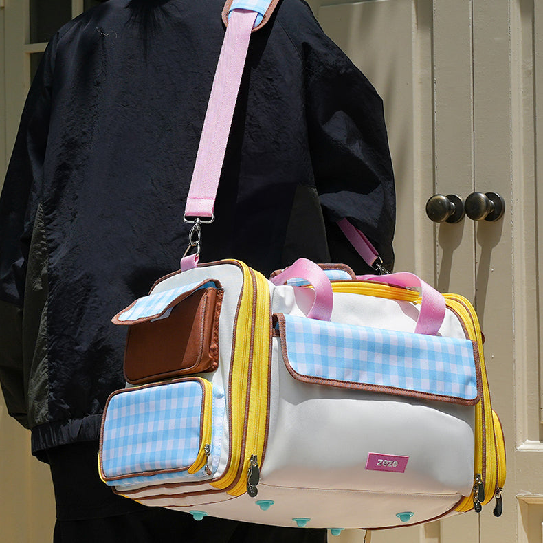 All-Season Expandable Pet Carrier – Large Capacity For Dogs & Cats