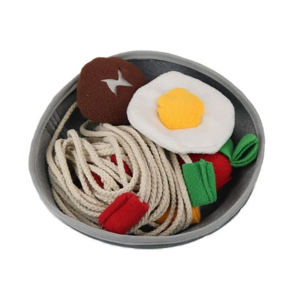 Noodle Bowl Multi-Function Snuffle Toys for Dogs & Cats