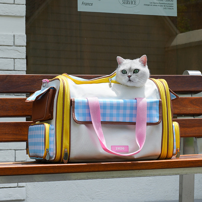 All-Season Expandable Pet Carrier – Large Capacity For Dogs & Cats