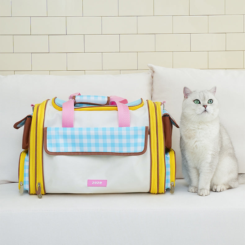 All-Season Expandable Pet Carrier – Large Capacity For Dogs & Cats