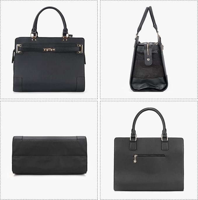 Leather Pet Carrier Purse - Fashion Soft-Sided Tote for Small Dogs and Cats