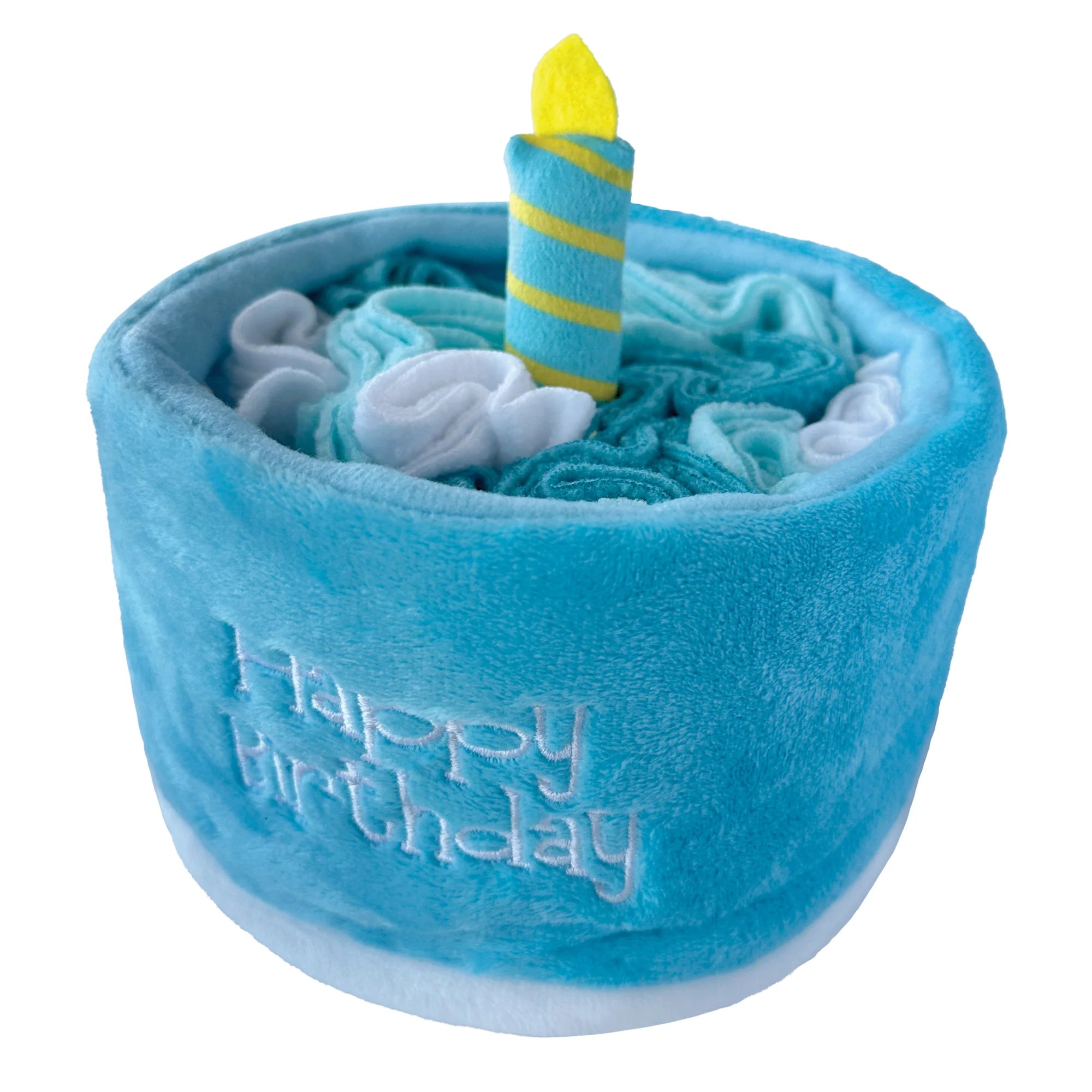Birthday Cake Treat Dispensing Dog Toy – Interactive Slow Feeder & Play