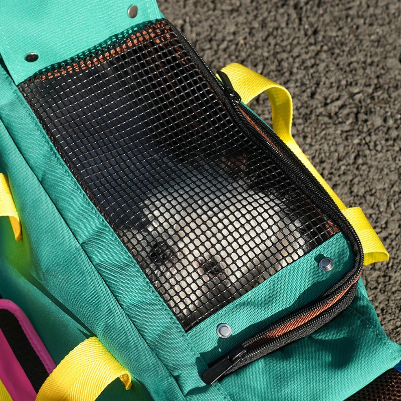 Travel in Happy Color: The Breathable, Joyful Carrier For Dogs and Cats
