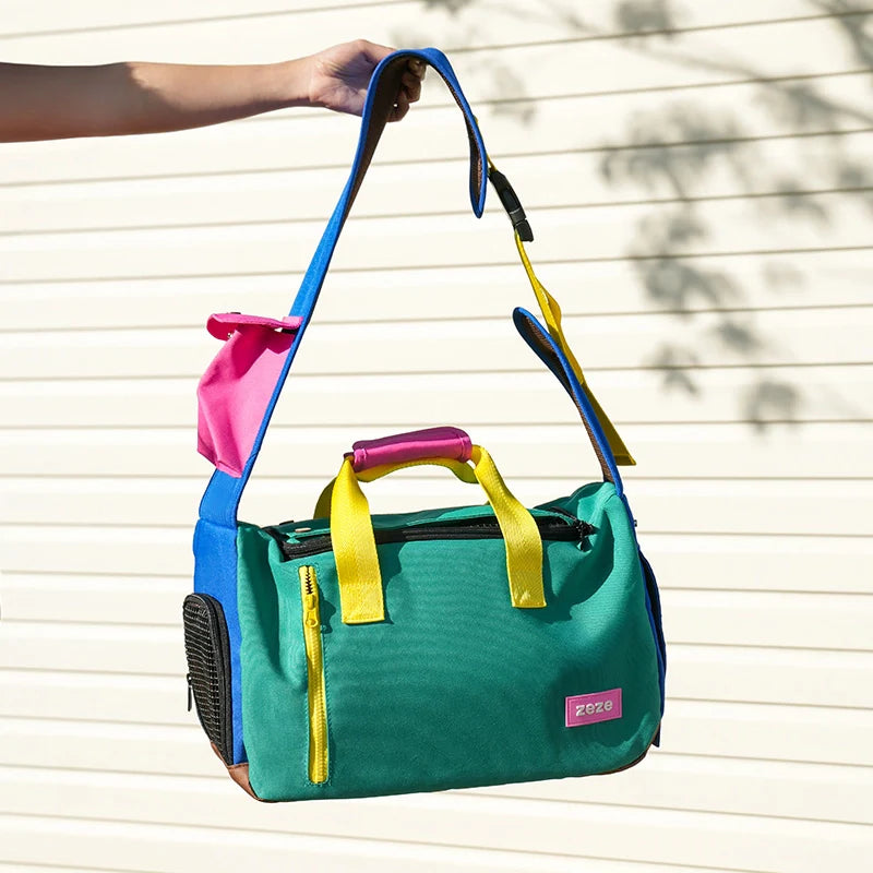 Travel in Happy Color: The Breathable, Joyful Carrier For Dogs and Cats