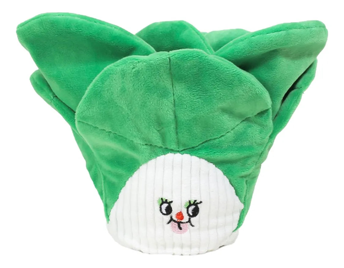 Crinkle & Squeak Vegetables: Interactive Snuffle Toy for Dogs & Cats