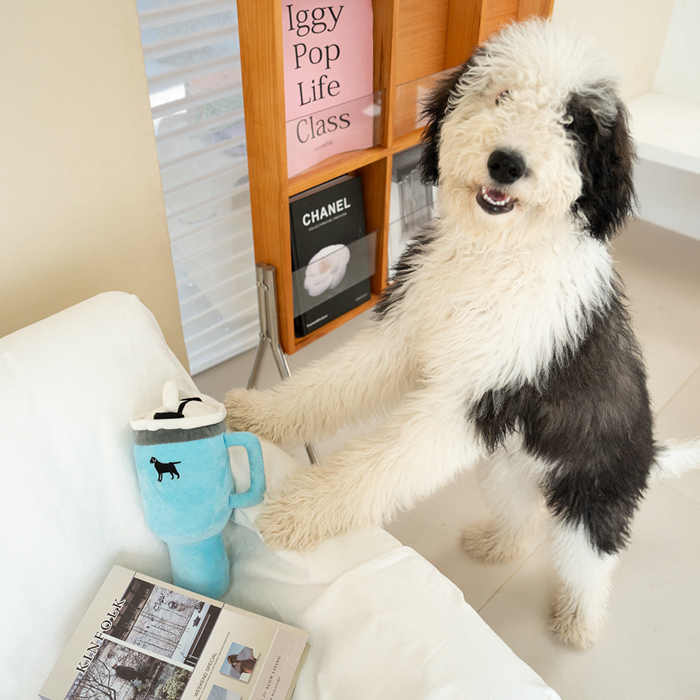 Manufacturer cross-border foreign trade explosive vocal toys bite and wear resistant dog toys dog toys water cup pet toys