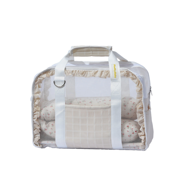 Breathable Pet Carrier Outing Mesh Portable Bag For Dogs & Cats