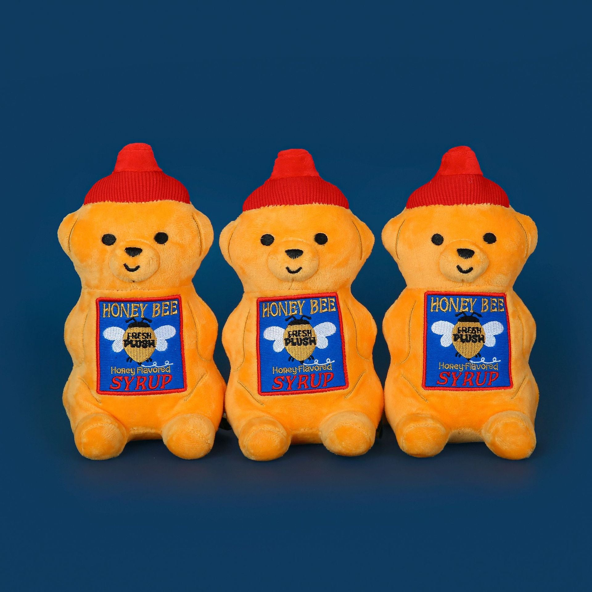 Spot Ins explosive Korean cute bear honey jar toy sounding paper dog export pet toy pet