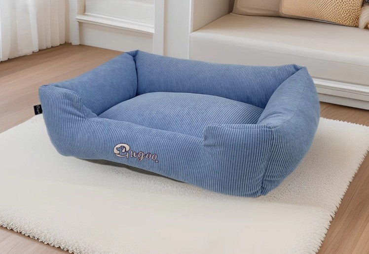 All-Season Fur-Resistant Pet Bed for Cats, Small & Medium Dogs