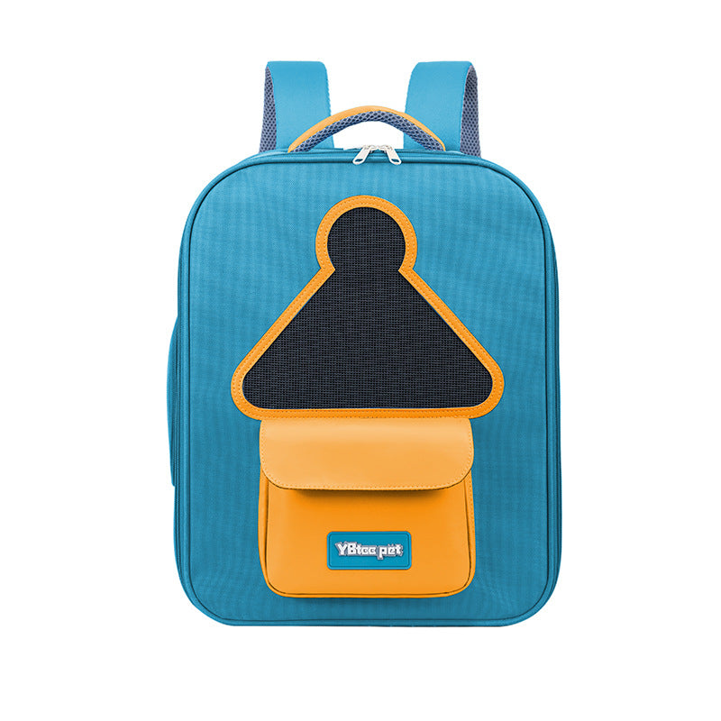 Expandable Ventilated Carrier Backpack For Dogs & Cats