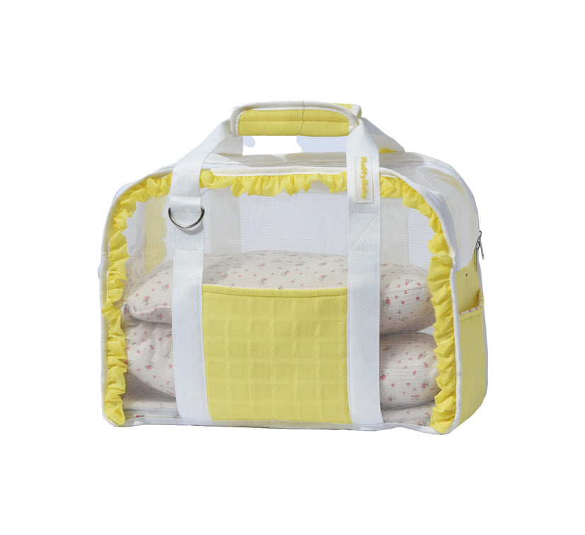 Breathable Pet Carrier Outing Mesh Portable Bag For Dogs & Cats