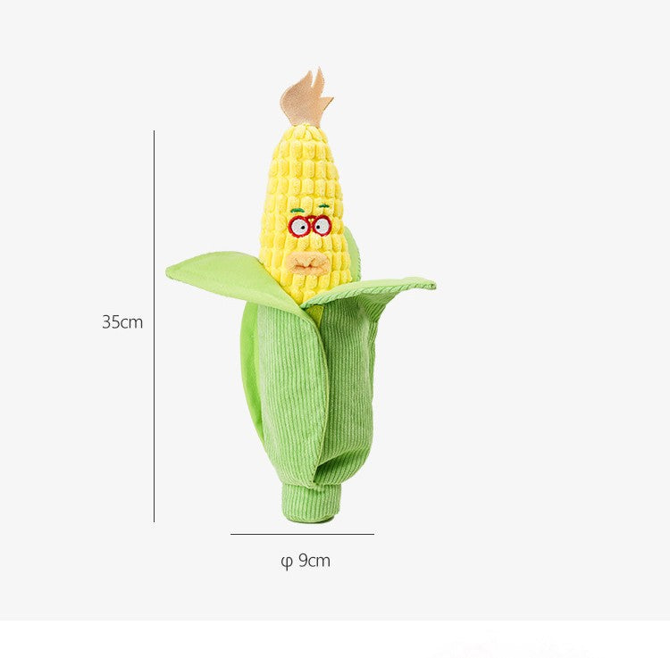 Crinkle & Squeak Vegetables: Interactive Snuffle Toy for Dogs & Cats