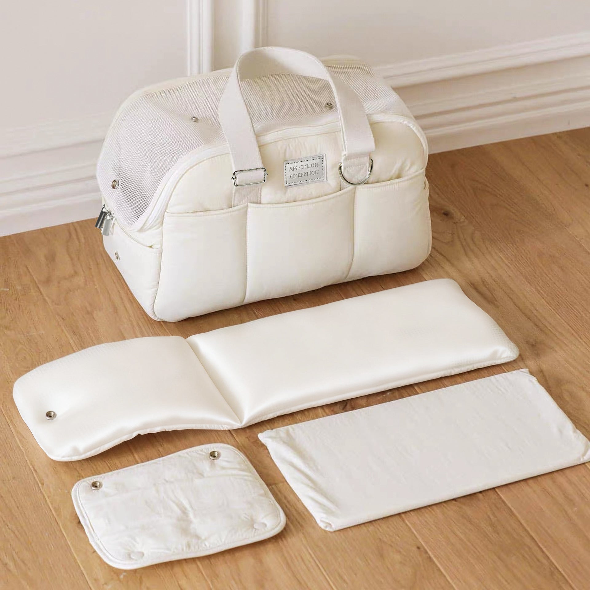 Lightweight Pet Carrier For Dogs & Cats - Warm, Breathable Mesh Shoulder Bag