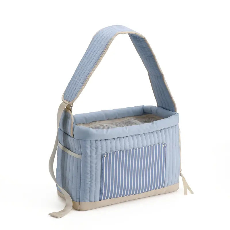 Macaron Color Pet Carrier - Cozy Deluxe Tote for Cats & Small Dogs