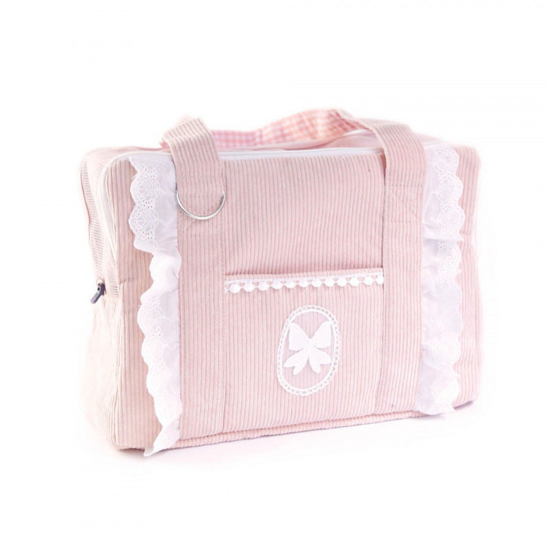 Lolita Style Pet Carrier For Dogs & Cats – Breathable Mesh, Vintage & Kawaii Design
