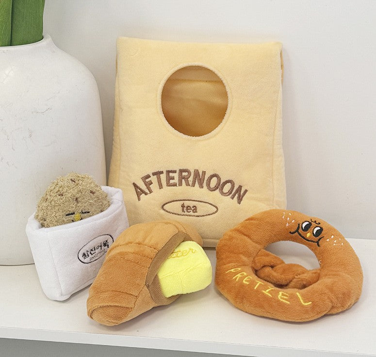 Deluxe Afternoon Tea Set: Interactive Hide & Seek Snuffle Toy for Dogs & Cats