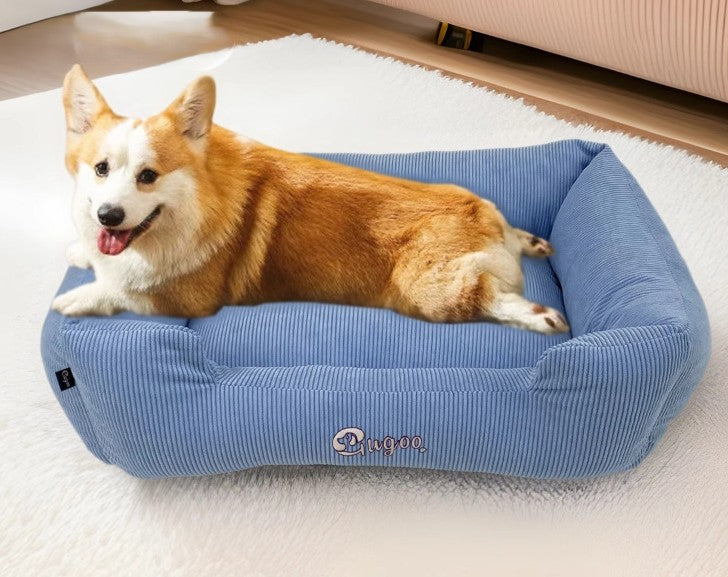 All-Season Fur-Resistant Pet Bed for Cats, Small & Medium Dogs
