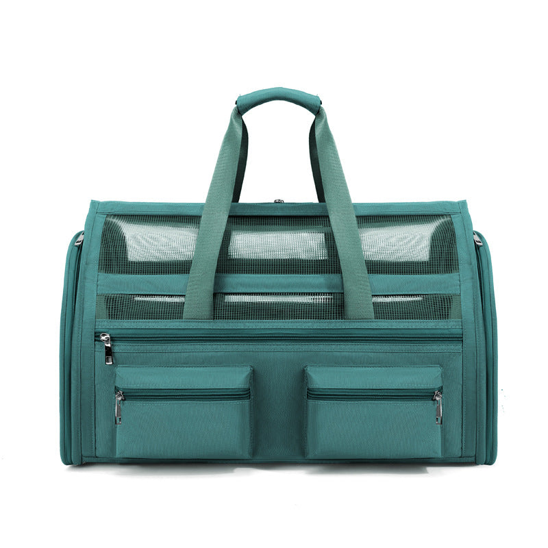 Large Capacity Foldable & Breathable Mesh Cat Carrier