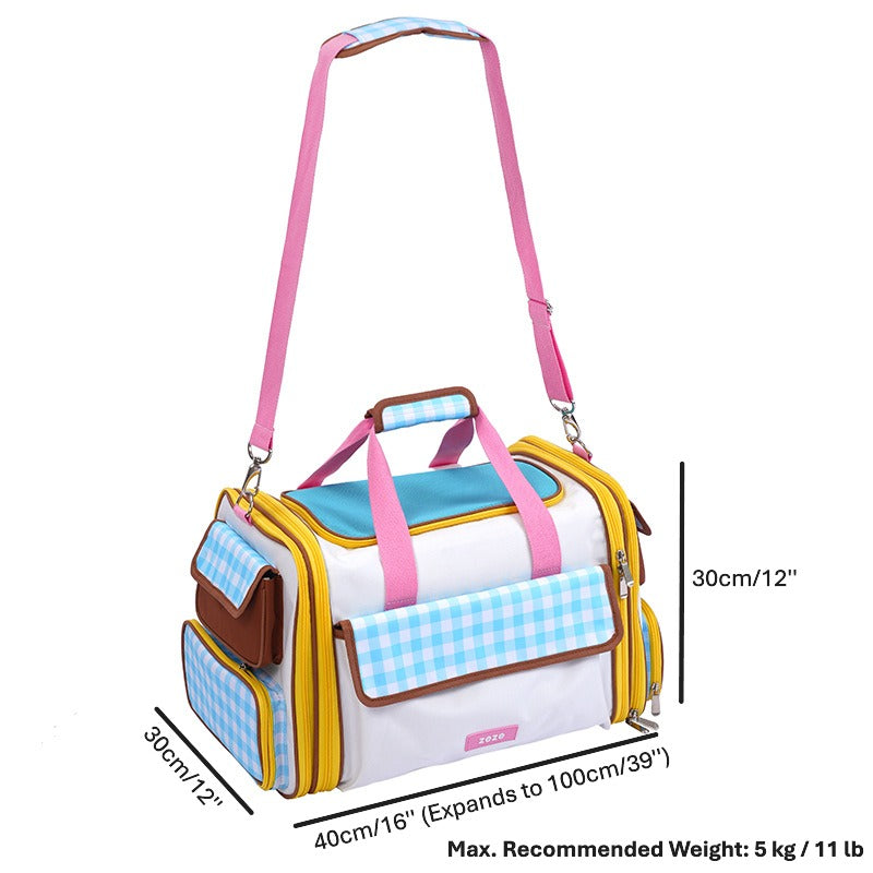 All-Season Expandable Pet Carrier – Large Capacity For Dogs & Cats