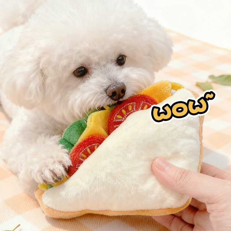 Adorable Sandwich Snuffle Toy: Fun Mental Enrichment for Dogs