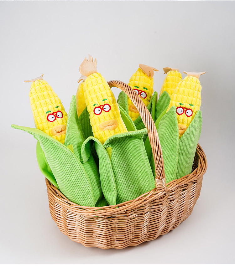 Crinkle & Squeak Vegetables: Interactive Snuffle Toy for Dogs & Cats