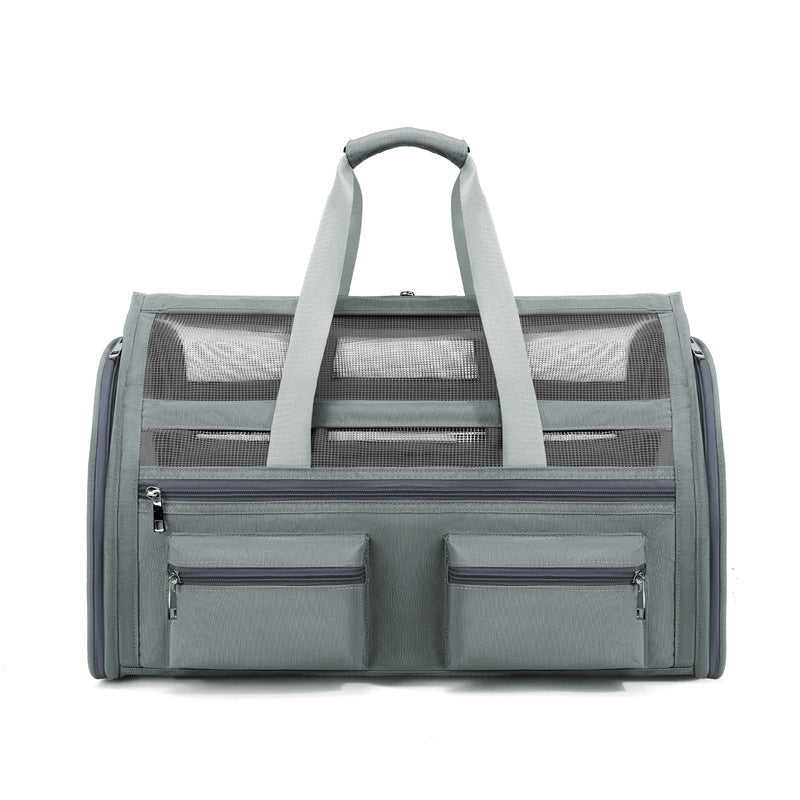 Large Capacity Foldable & Breathable Mesh Cat Carrier