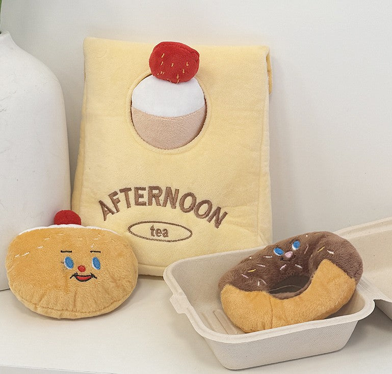 Deluxe Afternoon Tea Set: Interactive Hide & Seek Snuffle Toy for Dogs & Cats