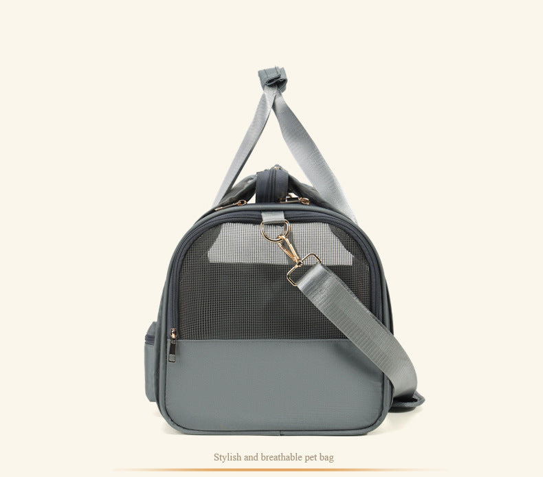 Large Capacity Foldable & Breathable Mesh Cat Carrier