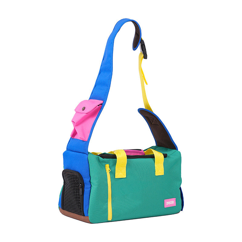 zeze pet cat bag out portable crossbody bag cat dog universal outdoor large capacity expansion bag wholesale