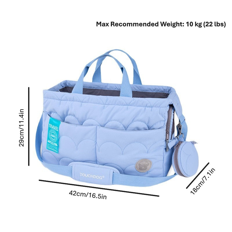 Cloud-Shape Pet Carrier For Cats & Small Dogs – Large-Capacity, Breathable & Comfy Travel Bag