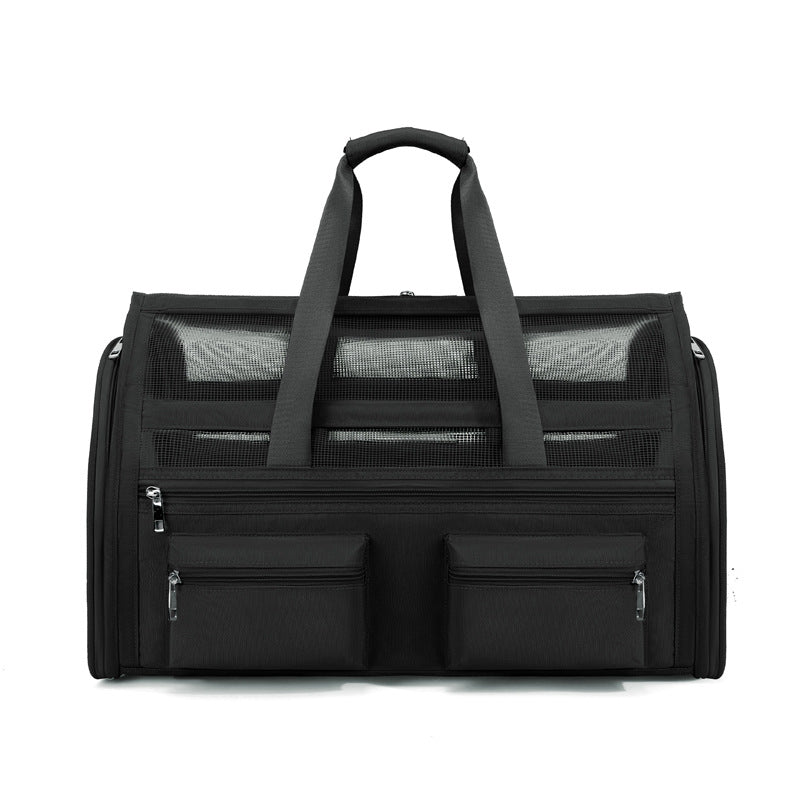 Large Capacity Foldable & Breathable Mesh Cat Carrier