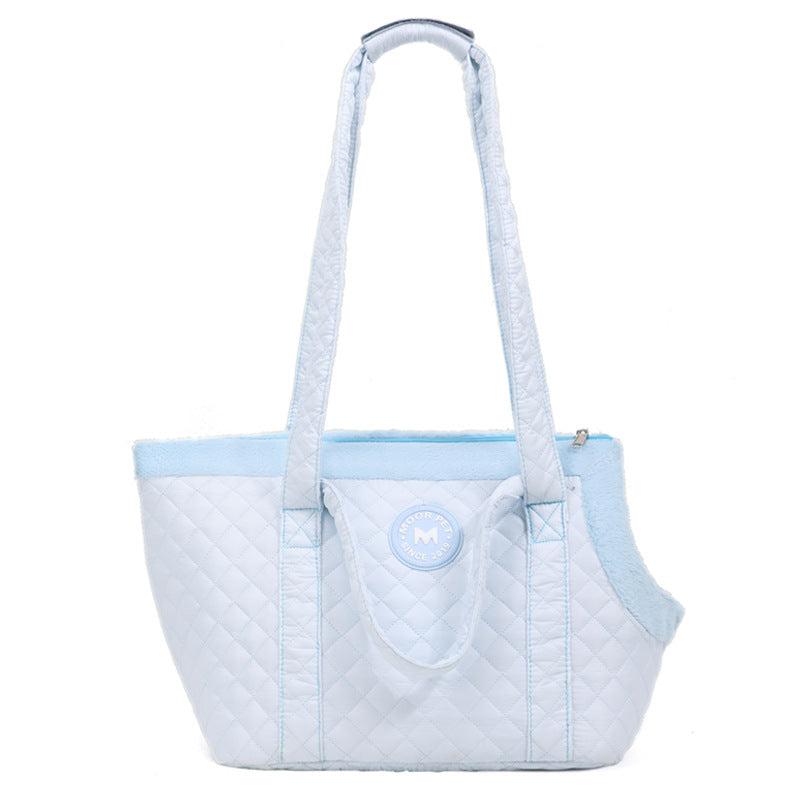 Warm & Cozy Pet Carrier - Portable Handheld & Shoulder Travel Bag For Cats & Small Dogs