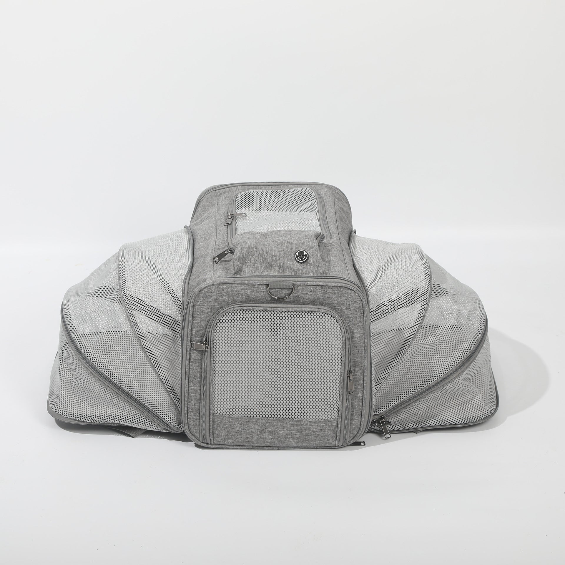 2 Sides Expandable Travel Pet Carrier For Dogs & Cats