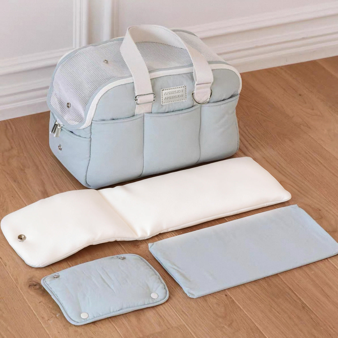 Lightweight Pet Carrier For Dogs & Cats - Warm, Breathable Mesh Shoulder Bag