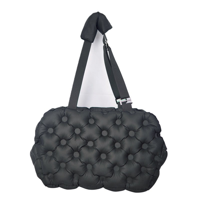 Insulated Puffer Pet Carrier For Small Dogs & Cats - Fashion-Forward, Lightweight, Warm & Ultra-Cozy