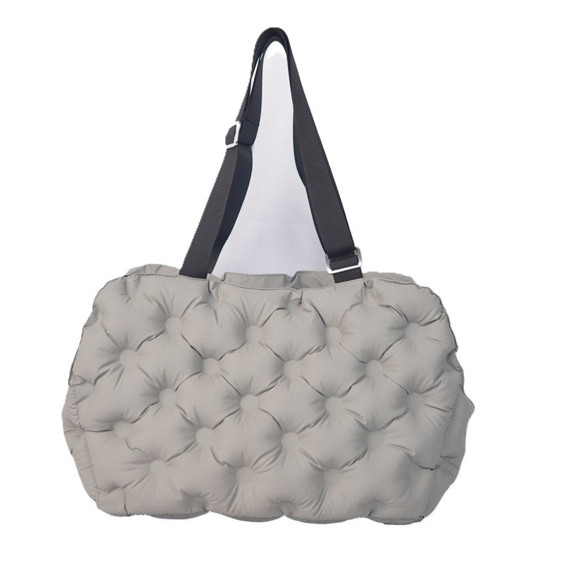 Insulated Puffer Pet Carrier For Small Dogs & Cats - Fashion-Forward, Lightweight, Warm & Ultra-Cozy