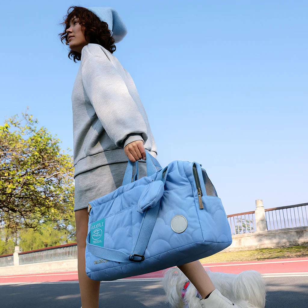 Cloud-Shape Pet Carrier For Cats & Small Dogs – Large-Capacity, Breathable & Comfy Travel Bag