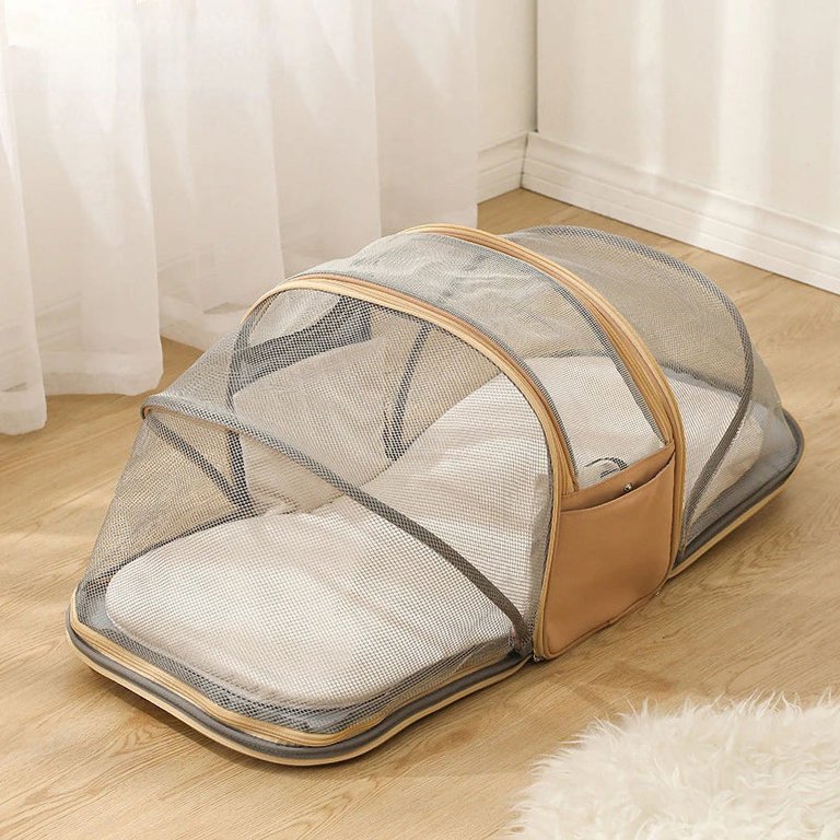 Multifunctional Pet Carrier Backpack for Small Dogs & Cats: Convertible Travel Bag & Tent