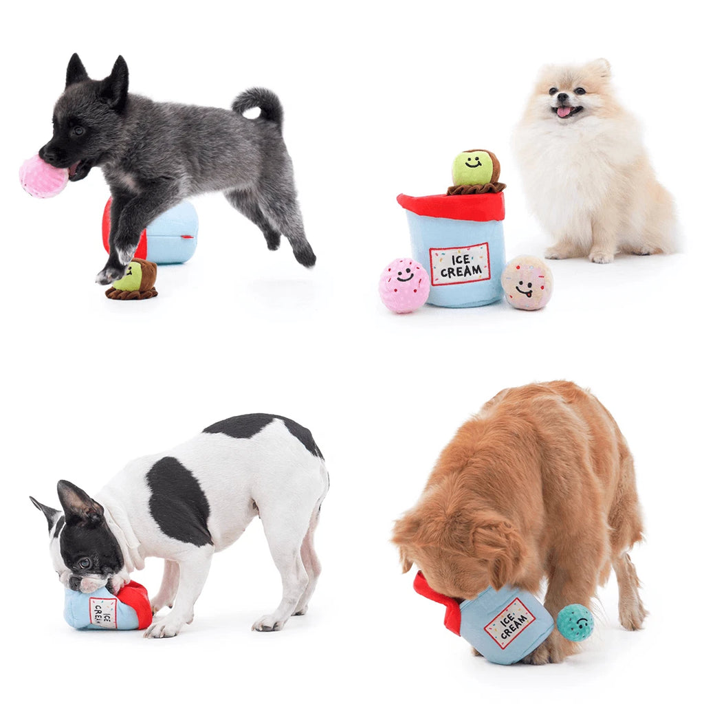 Interactive Squeaky Ice Cream Bucket Set