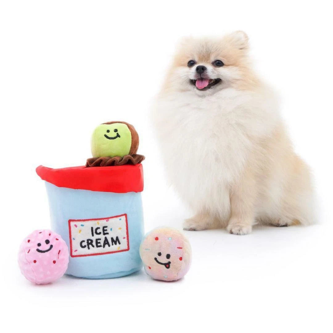 Interactive Squeaky Ice Cream Bucket Set